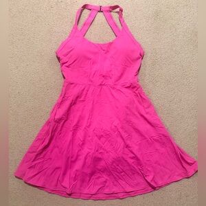 HALARA Fuchsia Sleeveless Dress